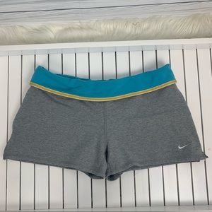 Nike Athletic Cotton Shorts Medium Logo Band